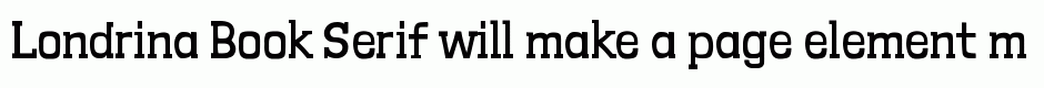 Londrina Book Serif