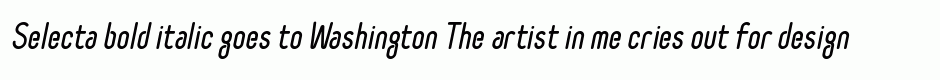 Selecta bold italic