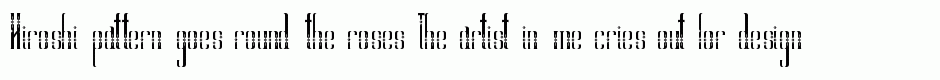 Hiroshi pattern