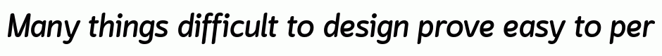 Lounge Bold Italic