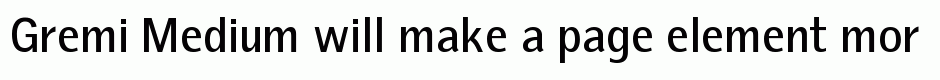 Gremi Medium