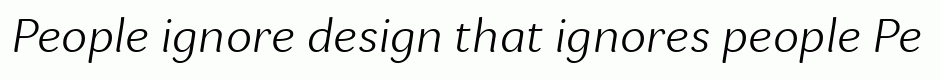 Espuma Pro Light Italic