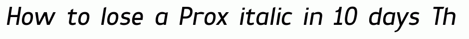 Prox italic