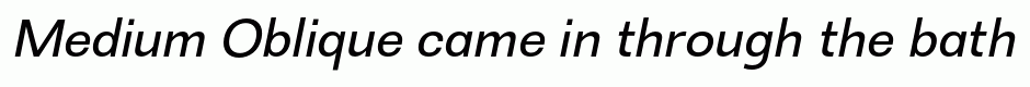 Medium Oblique