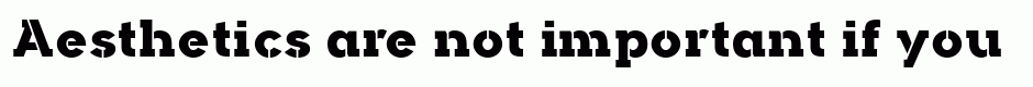 Arkibal Serif Stencil Heavy