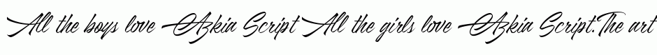 Azkia Script