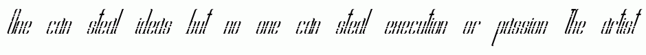 Hiroshi deco italic