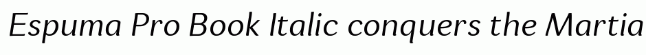 Espuma Pro Book Italic