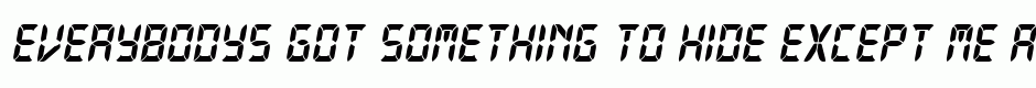 Stopwatch Italic