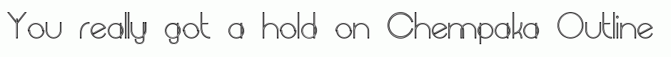 Chempaka Outline
