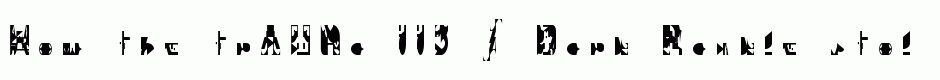 trAUMa 113 / Dark Rankle