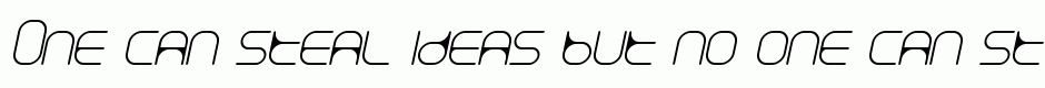 Cogumelo Thin Italic