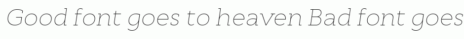 Cyntho Slab Pro Thin Italic