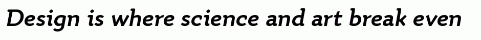 Quiza Pro Bold Italic