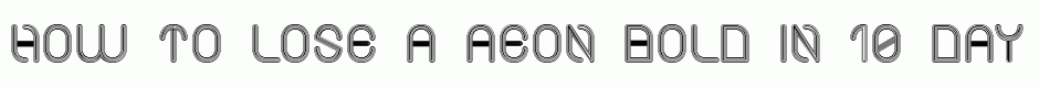 Aeon bold