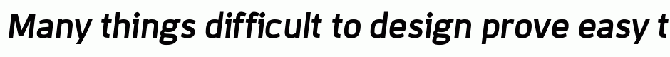 Korpo Sans bold italic