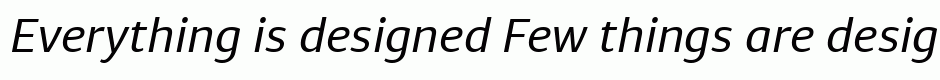 Diaria Sans Pro Italic