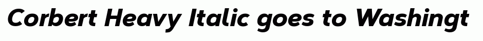 Corbert Heavy Italic