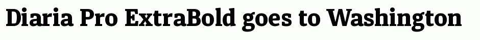 Diaria Pro ExtraBold