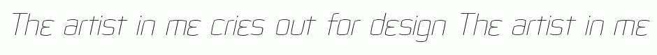 Quam thin italic