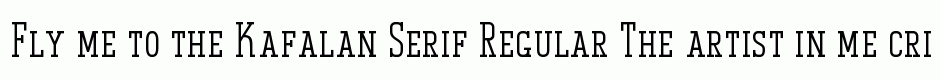Kafalan Serif Regular