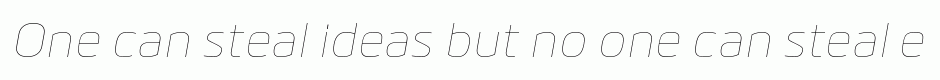 Bitner UltraLight Italic