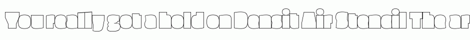 Densit Air Stencil