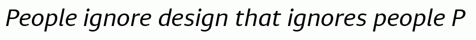 Diaria Sans Pro Italic