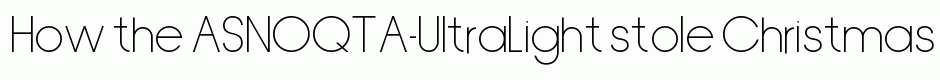 ASNOQTA-UltraLight