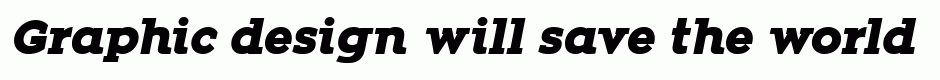 Zona Black Slab Italic