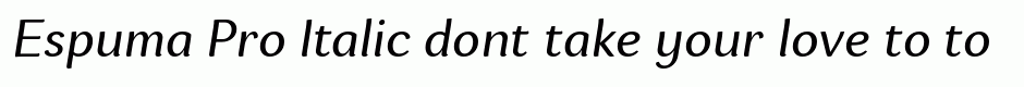 Espuma Pro Italic
