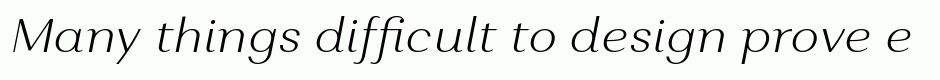 Alethia Pro ExtraLight Italic