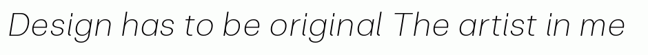Clinica Pro ExtraLight Italic