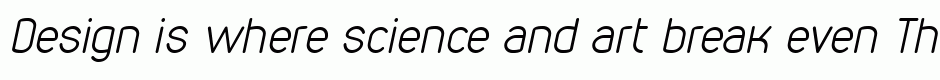 VDS Thin Italic