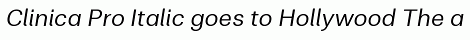 Clinica Pro Italic