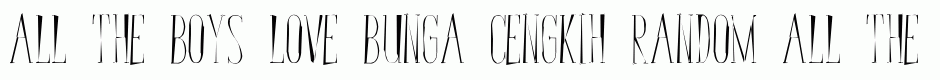 Bunga Cengkih Random