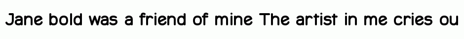 Jane bold