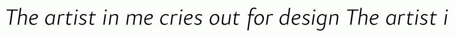 Samo Sans Pro Light Italic