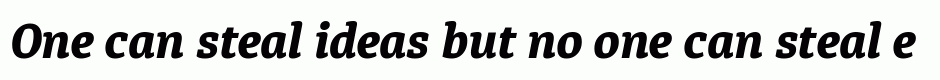 Diaria Pro ExtraBold Italic