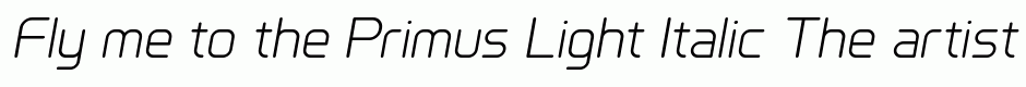 Primus Light Italic