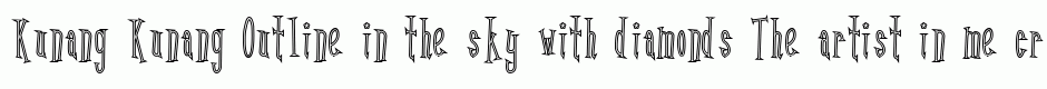 Kunang-Kunang Outline