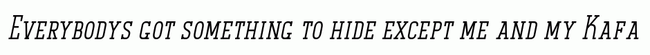 Kafalan Serif Italic