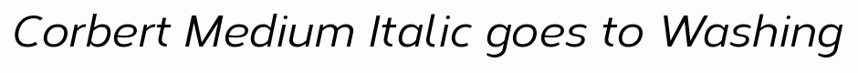 Corbert Medium Italic