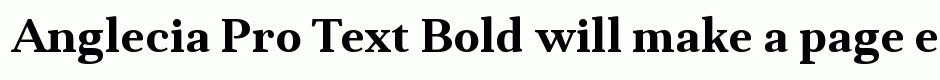 Anglecia Pro Text Bold