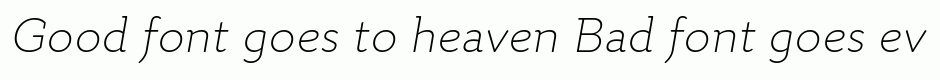 Quiza Pro ExtraLight Italic