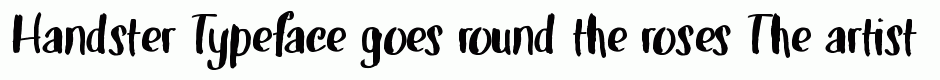Handster Typeface