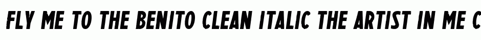 Benito clean italic