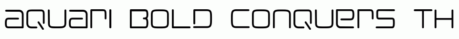 Aquari Bold