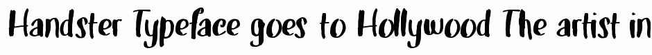 Handster Typeface