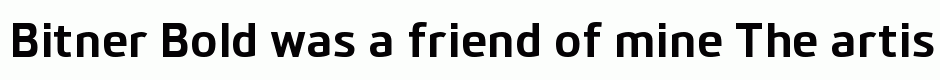 Bitner Bold